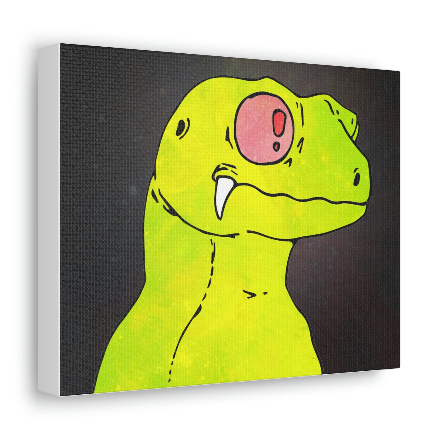 Galactic Gecko Canvas Gallery Wrap