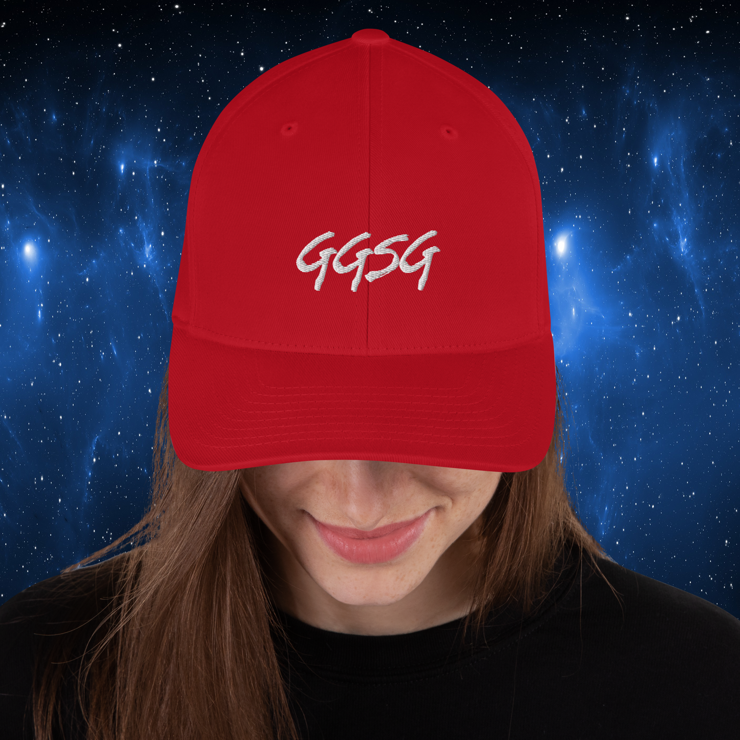 GGSG Fitted Hat - White Stiching